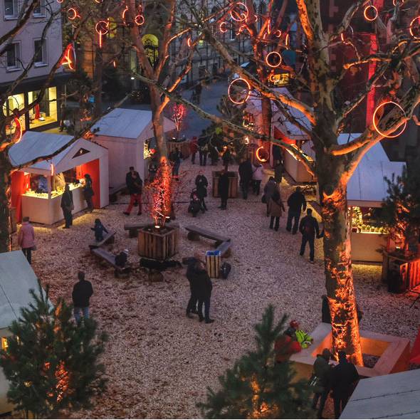erster weihnachtsmark in krefeld offen
