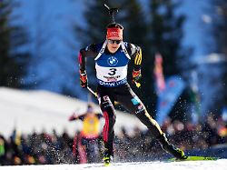 13 12 2025 oesterreich hochfilzen biathlon weltcup verfolgung herren philipp horn aus deutschland nimmt am biathlon weltcup in hochfilzen oesterreich am verfolgungsrennen der herren ueber 12 5 km teil