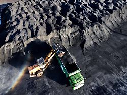 aerial photo shows the ship unloading coals at lianyungang port in lianyungang city east china s jiangsu province 5 december 2025