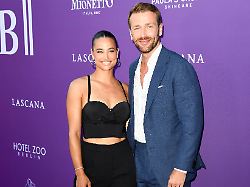 amira aly und christian dueren zu gast bei der fashion show von lascana summer club im maaya am 02