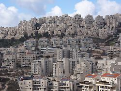 an overview of jewish housing in the israeli settlement har homa between jerusalem and bethlehem in the west bank january 3 2017