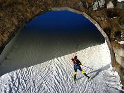 anna magnusson of sweden competes in the women s 4 x 6 km relay competition at the biathlon world cup in hochfilzen austria saturday dec 13 2025