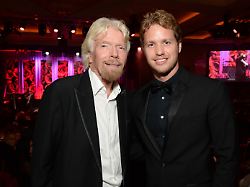 beverly hills ca may 12 richard branson l and sam branson attend the altamed power up we are the future gala at the beverly wilshire four seasons hotel on may 12 2016 in beverly hills california