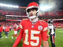 dec 7 2025 kansas city missouri usa kansas city chiefs quarterback patrick mahomes 15 walks off the field after the game against the houston texans at geha field at arrowhead stadium