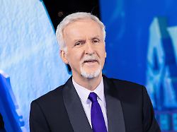 director james cameron poses for photographers upon arrival at the world premiere of the film avatar the way of water in london tuesday dec 6 2022