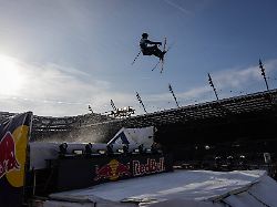 freestyle skiing fis wc big air klagenfurt klagenfurt austria 04 jan 25 free ski freestyle skiing fis big air world cup qualification men image shows william bostadloekken nor