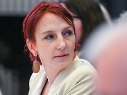 geraldine rauch praesidentin der technischen universitaet berlin nimmt an einer regulaeren sitzung des erweiterten akademischen senats teil