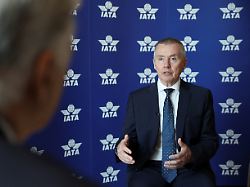 iata director general willie walsh speaks during an interview with reuters in dubai united arab emirates june 2 2024