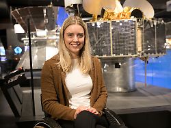 in der raumfahrtabteilung des deutschen museums