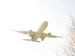 january 10 2023 seatac washington u s an emirates 777 300er comes in for a landing at seattle tacoma international airport in seatac washington on tuesday january 10 2023