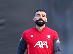 liverpool s mohamed salah during a training session at the axa training centre liverpool england monday dec 8 2025