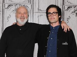 new york ny may 04 l r director rob reiner and his son nick reiner attend aol build presents being charlie at aol studios in new york on may 4 2016 in new york city