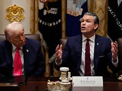 president donald trump closes his eyes as defense secretary pete hegseth speaks during a cabinet meeting at the white house tuesday dec 2 2025 in washington