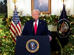 president donald trump delivers an address to the nation from the diplomatic reception room of the white house in washington d c u s wednesday dec 17 2025