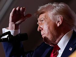 president donald trump looks out into the crowd as he speaks at mount airy casino resort tuesday dec 9 2025 in mount pocono pa