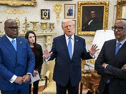 president donald trump meets with president felix tshisekedi of the democratic republic of the congo and president paul kagame of the republic of rwanda thursday december 4 2025 in the oval office