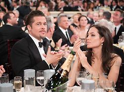 the 66th golden globe awards telecast brad pitt angelina jolie january 11 2009 photo credit h f p a publicationxinxgerxsuixautxonly copyright xh f p a