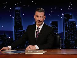 this image released by disney shows jimmy kimmel hosting his late night show jimmy kimmel live in los angeles on tuesday sept 23 2025
