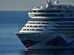 view of the aidadiva arriving in marseille the passenger cruise ship aidadiva arrives at the french mediterranean port of marseille 1