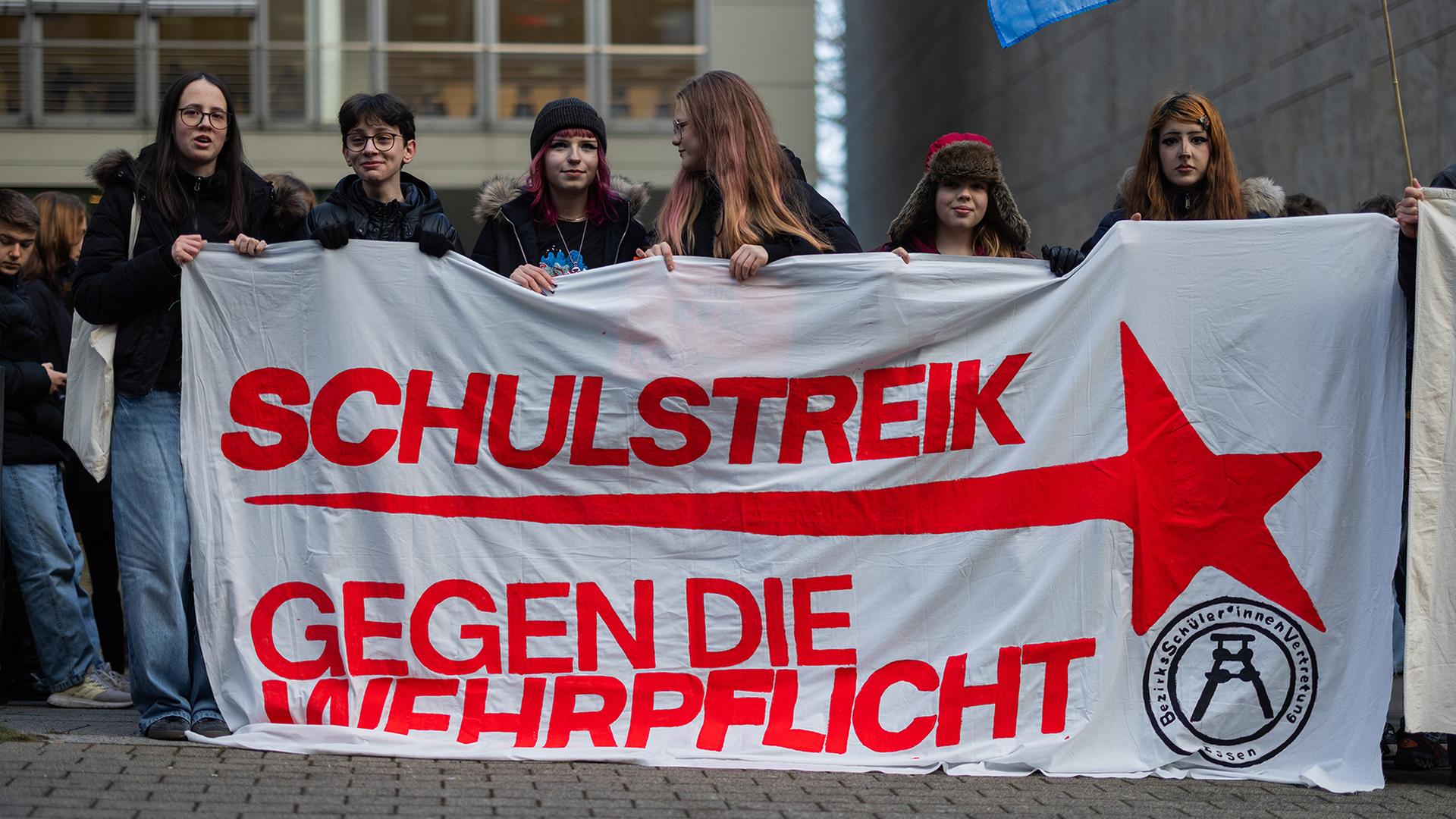 banner schulstreik 100