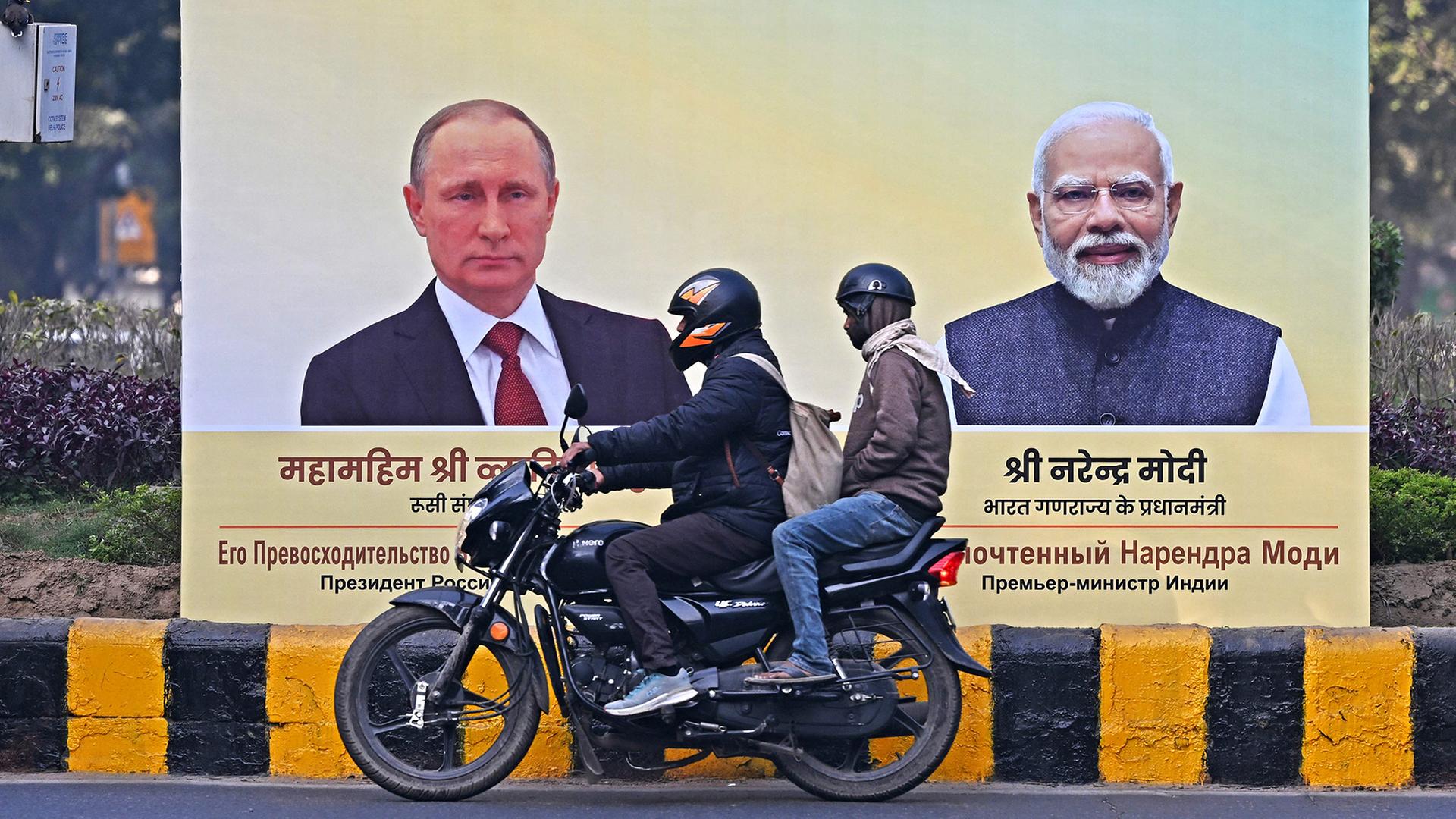 plakat putin modi 100