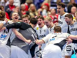 22 01 2026 handball men s ehf euro 2026 deutschland portugal jyske bank boxen in herning daenemark main round abschlussjubel nach dem deutschen sieg gegen portugal 2