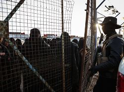 al hasakah syria january 21 a view of hol camp located in the south of hasakah province where families of isis mostly women and children are being held in hasakah syria on january 21 2026