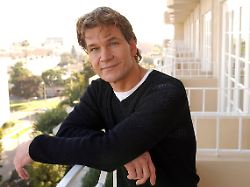 actor patrick swayze poses for a portrait at the four seasons hotel thursday jan 10 2002 in los angeles