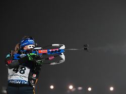 biathlon weltcup in tschechien 12 5 km einzel frauen franziska preuss aus deutschland beim anschiessen