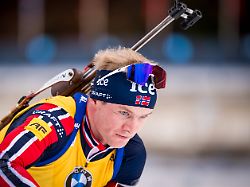 biathlon world cup men s 12 5km pursuit race 20 december 2025 le grand bornand france johan olav botn of norway