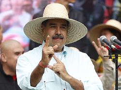 caracas venezuela december 10 president nicola s maduro addresses supporters during a rally marking the anniversary of the 19th century battle of santa ines in caracas venezuela on december 10 2025