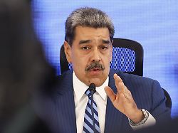 caracas venezuela november 14 venezuelan president nicolas maduro speaks during a meeting of jurists in defense of international law in caracas on november 14 2025