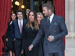 cruz beckham victoria beckham harper beckham and david beckham the beckham family seen leaving their hotel in paris as part of the paris fashion week in paris france on january 26 2026 03haedrichjm jmh