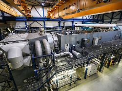 die turbine im gaskraftwerk in huerth