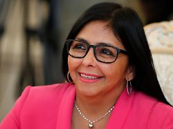 file venezuela s vice president delcy rodriguez takes part in talks with the russian foreign minister during in moscow march 1 2019