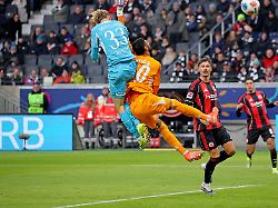 frankfurt deutschland 24 januar 2026 1 bl 2025 2026 eintracht frankfurt vs tsg 1899 hoffenheim im bild torschuetze max moerstedt tsg macht das tor zum 1 1