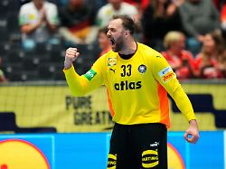 germany s goalkeeper andreas wolff during the european men s handball championship match between germany and portugal in herning denmark thursday jan 22 2026 1