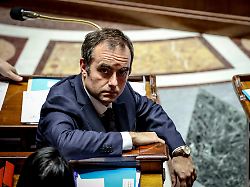 january 13 2026 saint ouen paris france prime minister saa bastien lecornu during a question and answer session at the national assembly in paris on january 16 2026