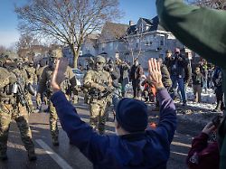 january 21 2026 protesters and ice agents collide in minneapolis on jan 13 2026 near where renee good was killed