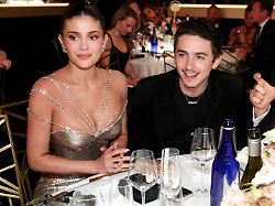 kylie jenner timothee chalamet at the 83rd annual golden globes held at the beverly hilton on january 11 2026 in beverly hills california