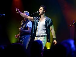 london england october 29 martin kemp and ross william wild of spandau ballet perform on stage at eventim apollo on october 29 2018 in london england