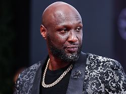 lamar odom arrives at the bet awards 2022 held at microsoft theater at l a