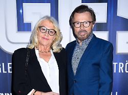 lena and bjorn ulvaeus arrive at the ges show at cirkus in stockholm sweden sept 30 2021