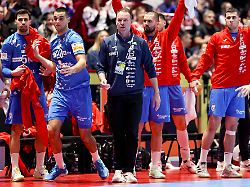 malmo sweden january 28 croatia head coach dagur sigurdsson during the men s ehf euro 2026 match between croatia and hungary at malmo arena on january 28 2026 in malmo sweden
