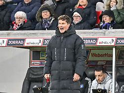 merlin polzin hsv hamburg cheftrainer mit gestik ger freiburg hsv hamburg fussball bundesliga bundesliga 16 spieltag saison 2025 2026 10 01