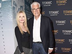 mirja du mont und sky du mont beim opening event zur titanic ausstellung in hamburg am 14 04