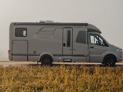 mit dem hymer gt s gibt es eine neue teilintegrierten baureihe auf basis des mercedes sprinters