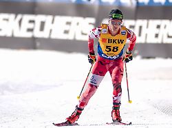 nordic skiing fis wc davos davos switzerland 14 dec 25 nordic skiing cross country skiing fis world cup 10km interval sprint free men image shows mika vermeulen aut