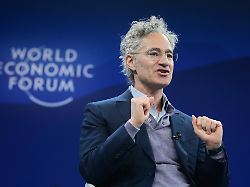 palantir mitbegruender und ceo alex karp nimmt am 56 jahrestreffen des weltwirtschaftsforums wef in davos teil