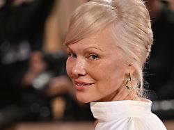 pamela anderson attends the 83rd annual golden globe awards at the beverly hilton hotel in beverly hills california on sunday january 11 2026